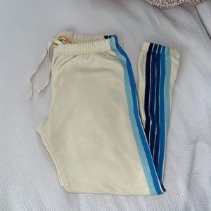 Aviator Nation Sweatpants -Cream/Off-White color